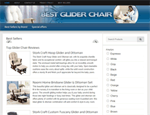 Tablet Screenshot of bestgliderchair.com